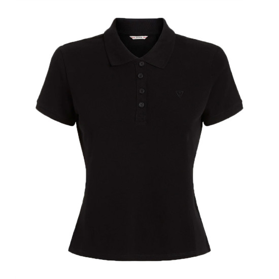 Guess Γυναικεία κοντομάνικη μπλούζα Logo Pique Polo